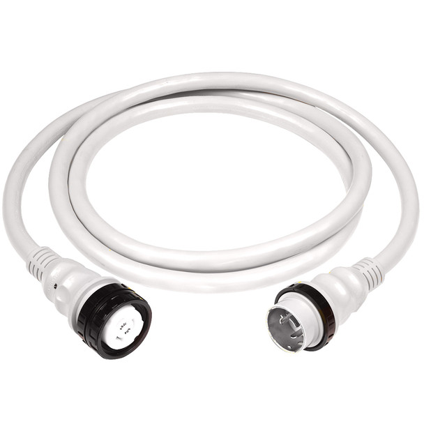 Marinco 50Amp 125/250V Shore Power Cable - 50 Feet, Marine-Grade MarineCord Plus with LED Power Indicator