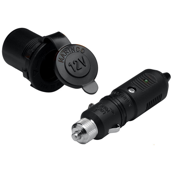 Marinco Sealink 12V Plug & Receptacle Set for Marine & RV Applications