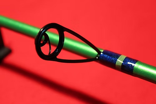 6' 8" Handcrafted/Custom Painted Bass Spinning Rod