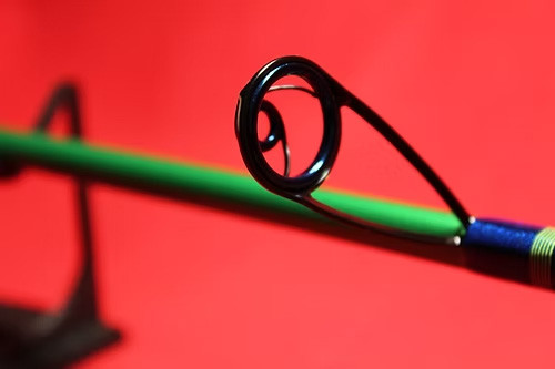 6' 8" Handcrafted/Custom Painted Bass Spinning Rod