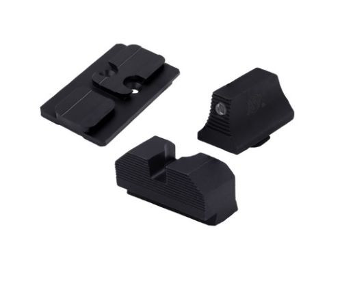 XS Sight Systems Minimalist Tritium Night Sights for Glock 17, 19, 22-24, 26, 27, 31-36 - GLOM001SM2ACRO