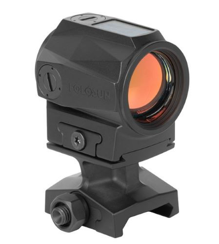 Holosun SCRS Solar Charging Red Dot Sight with Green Dot, Black Matte Finish