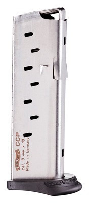 Walther Magazine for CCP 9mm - 8 Round Stainless Steel Magazine Part #50860002
