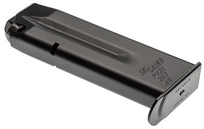 SIG P226 .40 S&W / .357 SIG Magazine - 10 Round Steel Black Finish by SIG (Part #MAG2264310)