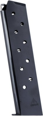 Mec-Gar Magazine for 1911 Government .45 ACP, 10-Round Capacity, Blued Steel - Part MGCG4510B