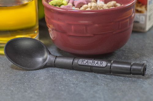 Ka-Bar Knives K9924 Krunch Spoon and Straw - Food & Water Safe Creamid Material