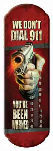 Rivers Edge 1391 Tin Thermometer – Durable 5" x 17" Outdoor Temperature Gauge