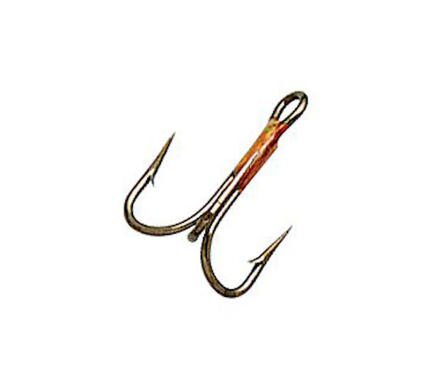 Eagle Claw EC L774GH-4 4X Bronze Treble Hooks - Pack of 5