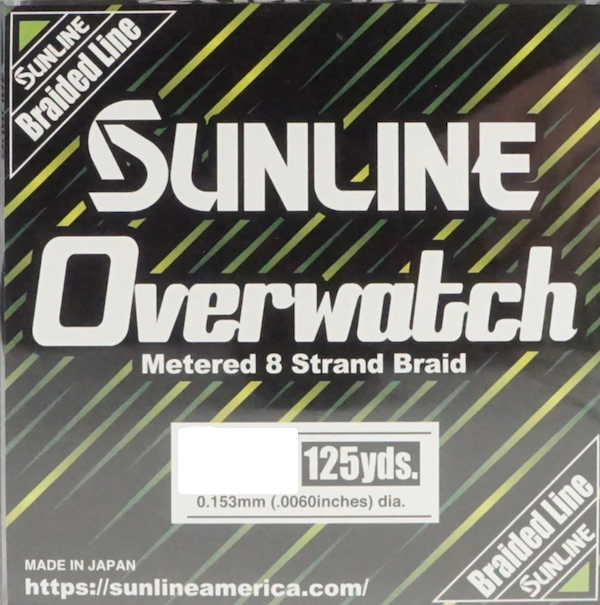 Sunline Overwatch 12 lb Green Metered Baitcasting Line - 125 yards