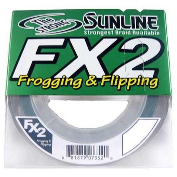 Sunline FX2 Braid 300-Yard Dark Green Fishing Line, 50 lb Test