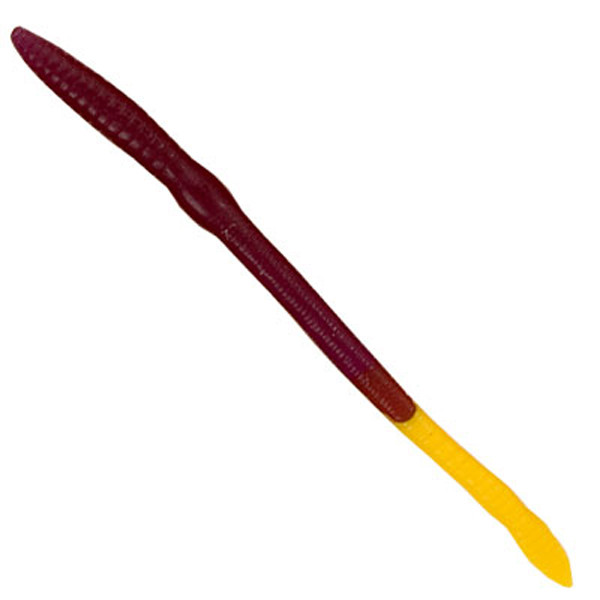 Creme Lures Creme Scoundrel 6-Inch 20-Bag Purple and Yellow Tail Fishing Lure (Part #177-50-7)
