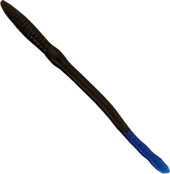 Creme Lures CREM Scoundrel 6-Inch Black and Blue Tail Soft Plastic Bait (4-Pack)