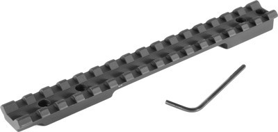 Evolution Gun Works EGW45100 Scope Base for Weatherby Mark V with Picatinny Style Black Matte Finish