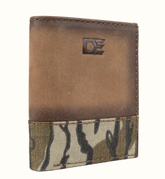 Dead End Game Calls Inc. DE TRI Fold Wallet Leather Camo – Durable and Stylish