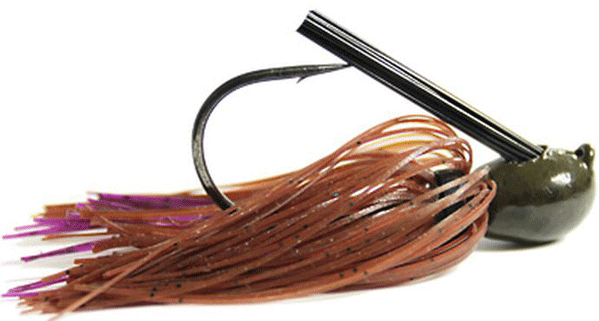 MISSILE BAITS Miss Ike Mini Flip Jig 1/2 oz Brown/Purple - MJMF12-BPP