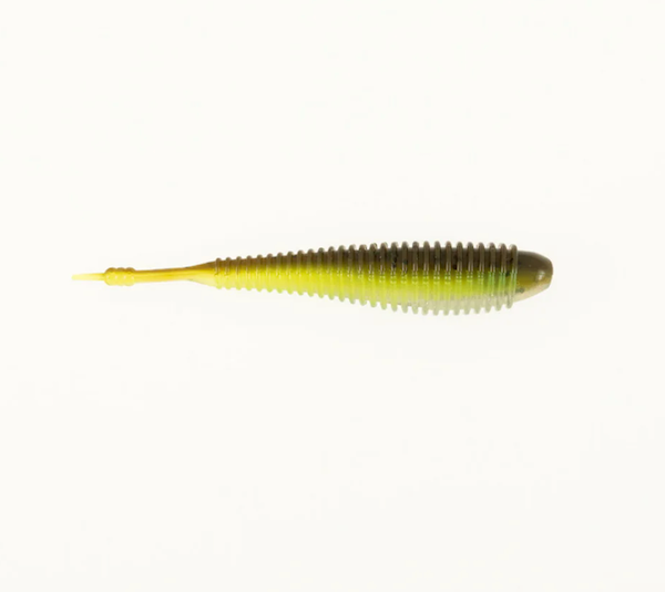 Missile Baits Miss Spunk Shad 4.5" Green Pumpkin Dlight 7-Pack - Versatile Soft Plastic Lures for Bass Fishing
