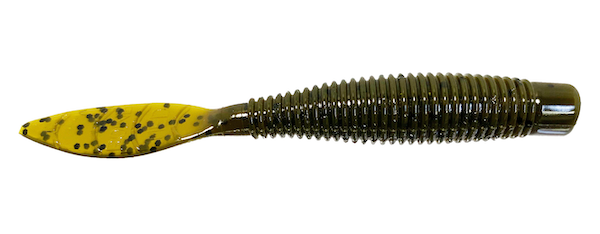 Missile Baits Miss Ned Bomb 3.25 Inch Green Pumpkin 10-Pack - MBNB325-GP