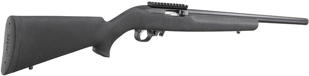 Ruger 10/22 .22 LR Black Sporting Rifle with Hogue Stock and Threaded Barrel