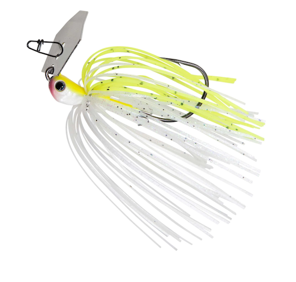 Z-Man ChatterBait Jackhammer BabyJACK 1/4 oz Chartreuse/White - Z-Man Fishing Products CBJB14-02