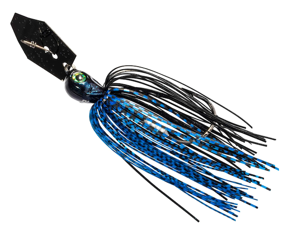 Z-Man ChatterBait Elite EVO 3/8 oz Black and Blue