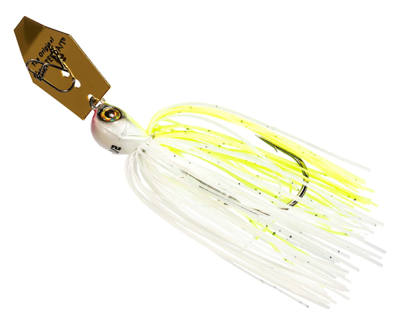 Z-Man ChatterBait Elite Evo 3/8 oz Chartreuse/White - Versatile Fishing Lure