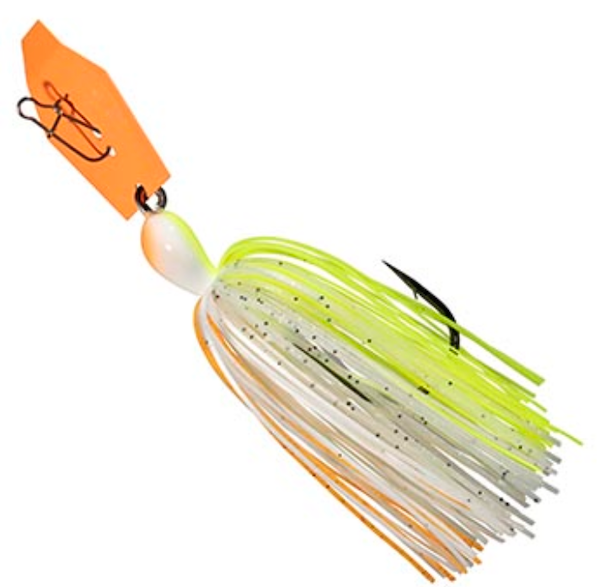 Z-Man Big Blade Chatterbait 1/2 oz Chartreuse/White/Orange – CBB12-05