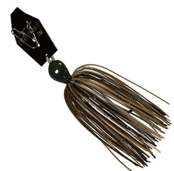 ZMAN Big Blade Chatterbait 1/2 oz Green Pumpkin – Z-MAN Fishing Products CBB12-03