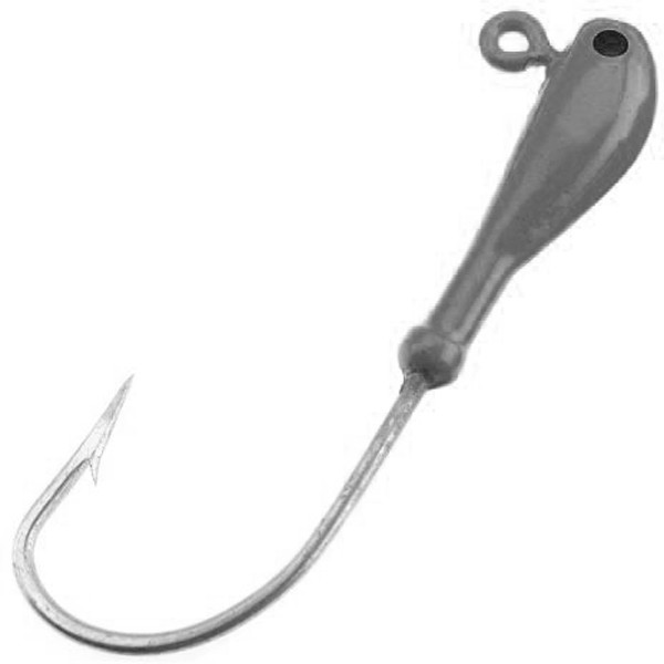 H&H Lure Ball Jig Head 1/8 oz with Black Nickel Finish (Part B1810-06)
