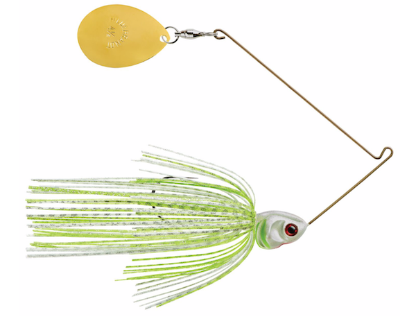 Booyah BYA Covert 1/2 oz White Silver and Pearl Color Chatterbait Head #5 Gold Collar