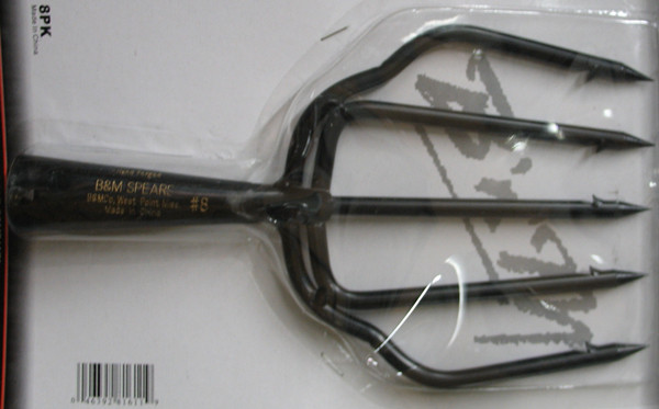 B'n'M Spear Fish 5 Prong 10-Inch - Heavy-Duty Fishing Accessory