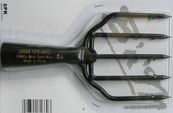 B'n'M Spear Fish 5 Prong 7 Inches - Durable Fishing Accessory