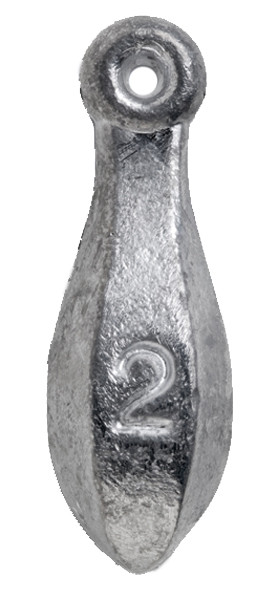 Bullet Weights BW Bank Sinker 4 oz, 5 lb Bag - Reliable Lead Sinkers for Fishing