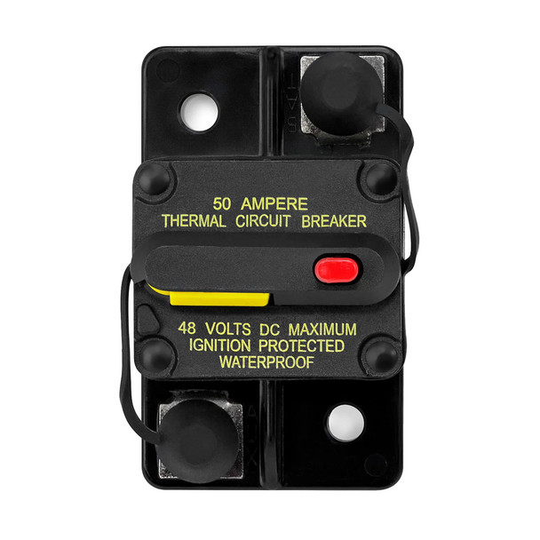 JL Audio 50 Amp Resettable Circuit Breaker XMD-MCB-50 for Marine and Vehicle Applications