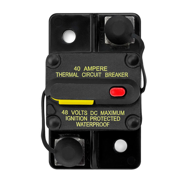JL Audio 40 Amp Resettable Circuit Breaker XMD-MCB-40 for Marine and Automotive Use