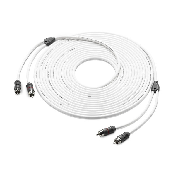 JL Audio 2-Channel 25' Marine Audio RCA Cable - XMD-WHTAIC2-25 for Premium Marine Sound Systems