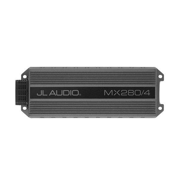 JL Audio MX Series 280W 4-Channel Full-Range Marine and Powersports Amplifier - Model MX280/4
