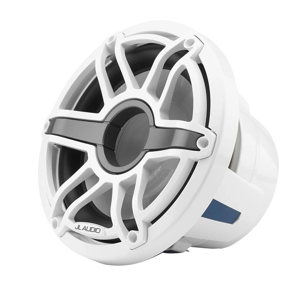 JL Audio M6 10-Inch Marine Subwoofer with Gloss White Sport Grille - Model M6-10W-S-GwGw-4