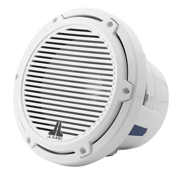 JL Audio M6 8-Inch Marine Subwoofer with Gloss White Classic Grille – Model M6-8IB-C-GwGw-4