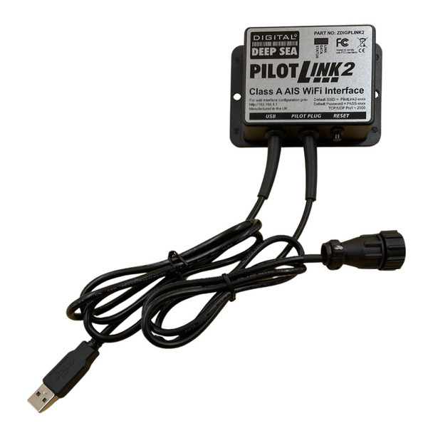 Digital Yacht PilotLINK2 Class A Pilot Plug WiFi Interface for Marine AIS Data Access