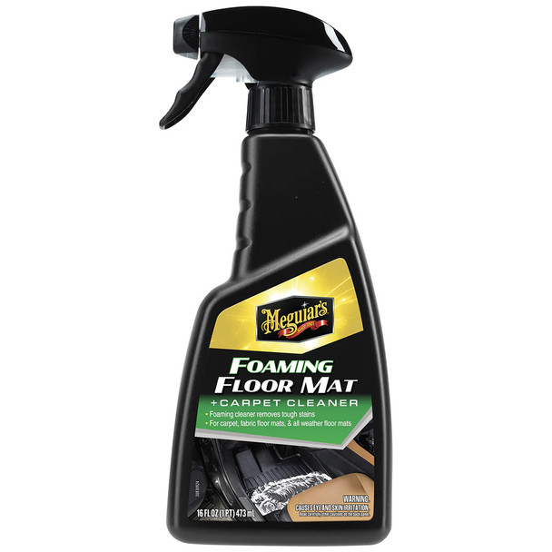 Meguiar's G262816 Foaming Floor Mat and Carpet Cleaner - 16 oz