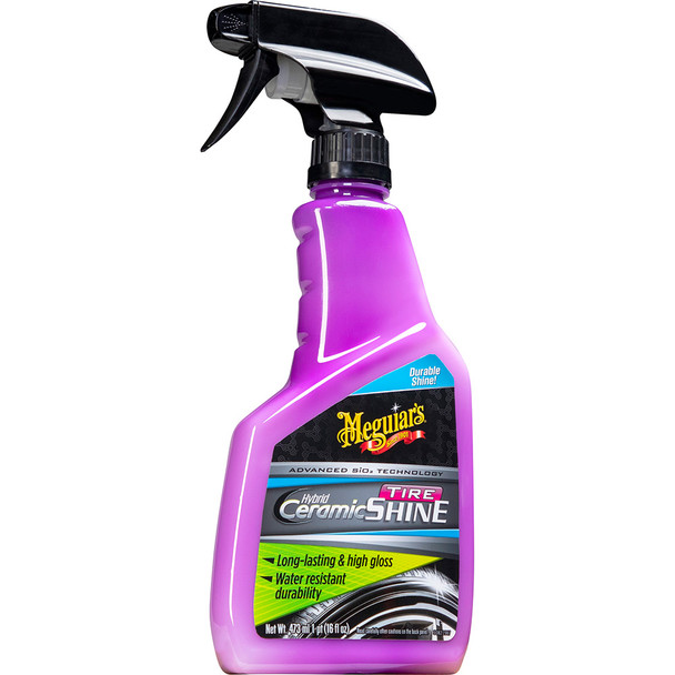Meguiar's Hybrid Ceramic Tire Shine - 16oz for a Long-Lasting Gloss and Protection