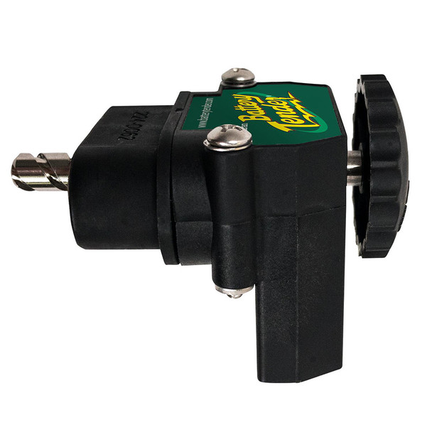 Battery Tender Black DC Power Connector - L-Shape Plug for Marine and Automotive Applications