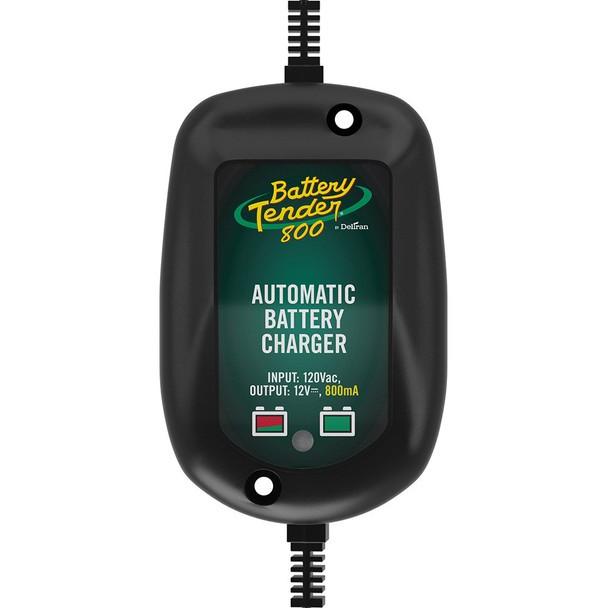 Battery Tender 12V, 800mA Weather-Resistant Battery Charger (Part #022-0150-DL-WH)