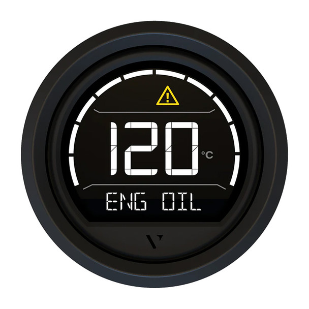 Veratron VL Digital 52 with Triangular Black Bezel - Advanced Digital Instrumentation