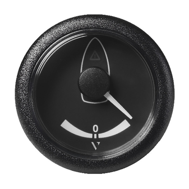 Veratron 52mm ViewLine Rudder Angle Gauge 40 STB/Port with Black Dial and Bezel