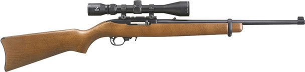 Ruger 10/22 Carbine .22 LR with Viridian EON 3-9x40mm Scope and Hardwood Stock