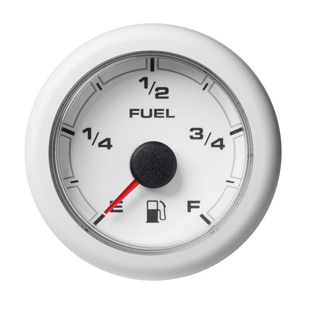 Veratron 52mm OceanLink Fuel Level Gauge with White Dial and Bezel