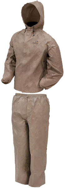 Frogg Toggs Ultra Lite Rain Suit Khaki, Part UL12104-04-XL