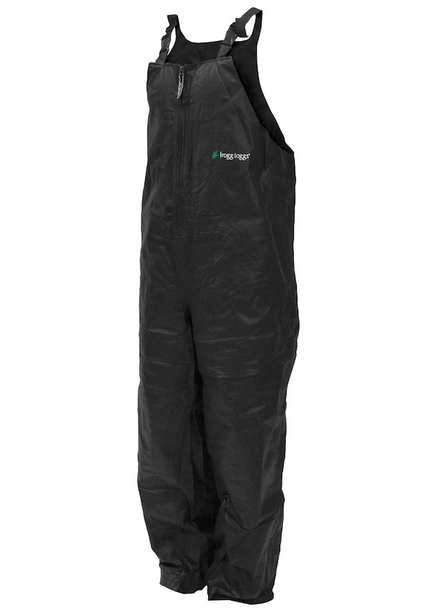 Frogg Toggs FT Classic Pro Advantage Bib in Black, Part Number PA93109-01-XL