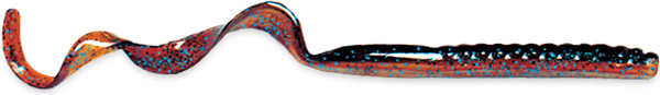 CULPRIT WORMS C720-41 7.5-inch Blue Moccasin Shad Worm